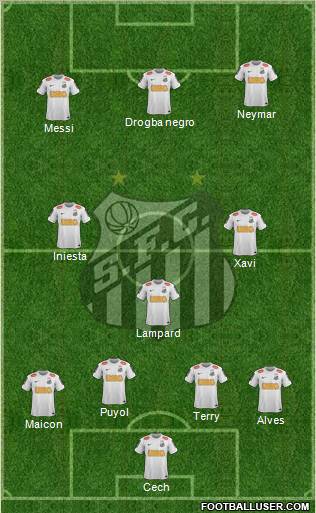 Santos FC Formation 2012