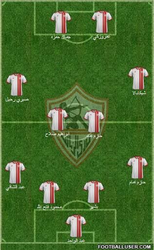 Zamalek Sporting Club Formation 2012