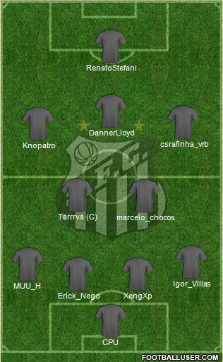 Santos FC Formation 2012