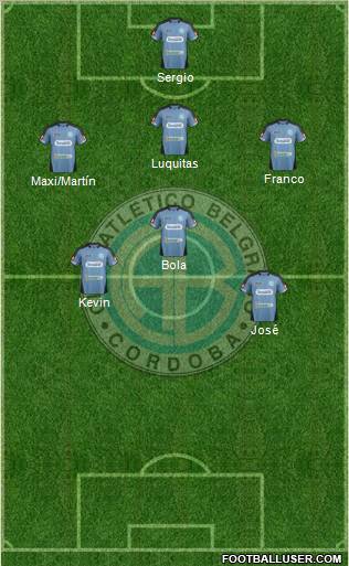 Belgrano de Córdoba Formation 2012