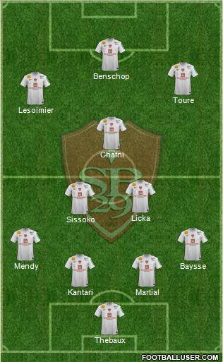 Stade Brestois 29 Formation 2012