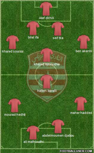 Club Africain Tunis Formation 2012