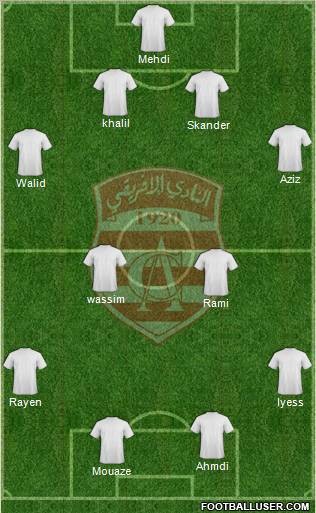 Club Africain Tunis Formation 2012