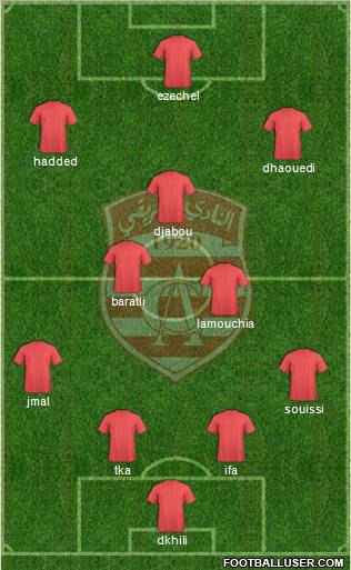 Club Africain Tunis Formation 2012