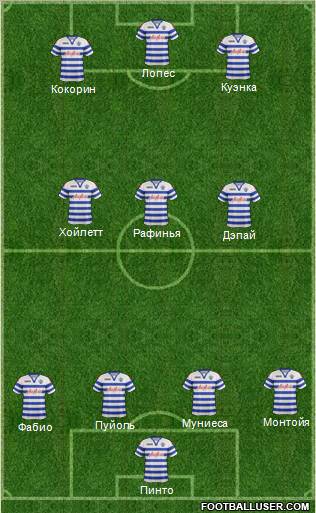 Queens Park Rangers Formation 2012