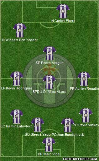 Toulouse Football Club Formation 2012