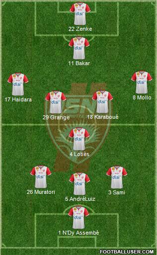 A.S. Nancy Lorraine Formation 2012