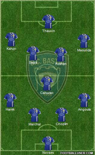 Sporting Club Bastia Formation 2012