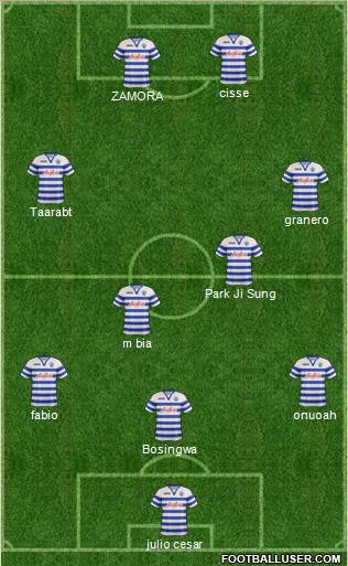 Queens Park Rangers Formation 2012