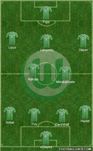 VfL Wolfsburg Formation 2012