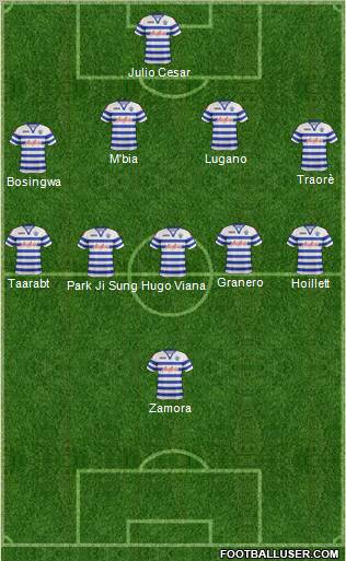 Queens Park Rangers Formation 2012