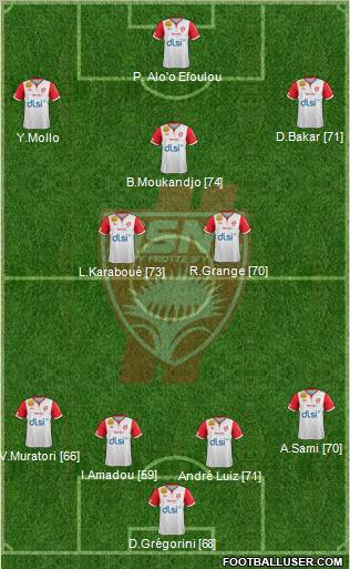 A.S. Nancy Lorraine Formation 2012