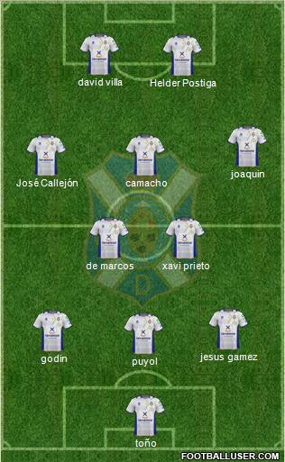 C.D. Tenerife S.A.D. Formation 2012