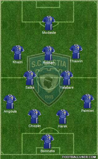 Sporting Club Bastia Formation 2012