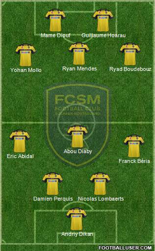 FC Sochaux-Montbéliard Formation 2012