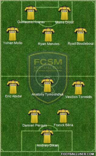 FC Sochaux-Montbéliard Formation 2012