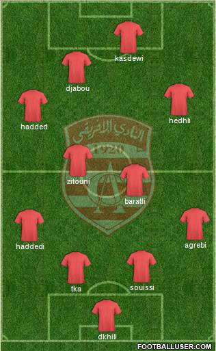 Club Africain Tunis Formation 2012