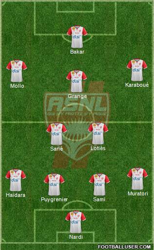 A.S. Nancy Lorraine Formation 2012