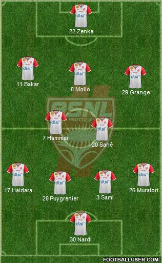 A.S. Nancy Lorraine Formation 2012