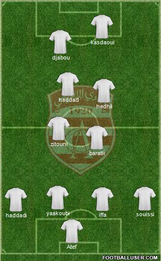 Club Africain Tunis Formation 2012