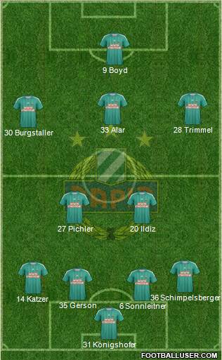 SK Rapid Wien Formation 2012