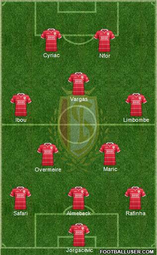 R Standard de Liège Formation 2012