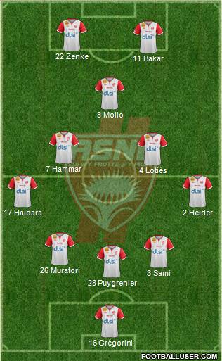 A.S. Nancy Lorraine Formation 2012