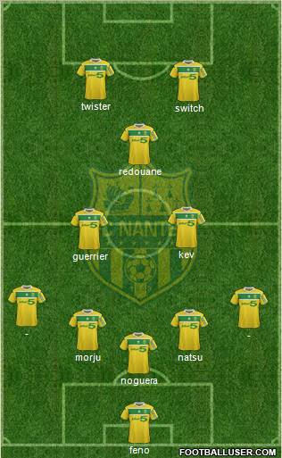 FC Nantes Formation 2012