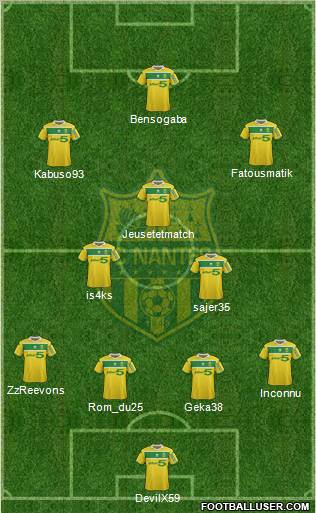 FC Nantes Formation 2012