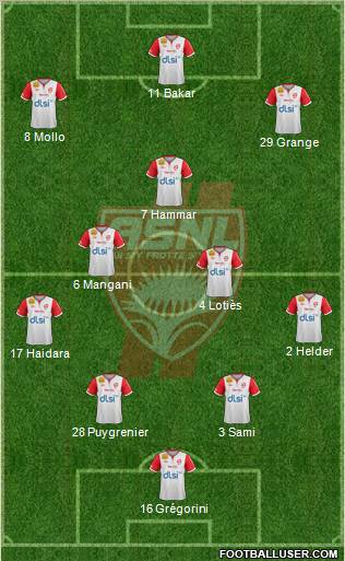 A.S. Nancy Lorraine Formation 2012