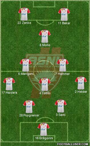 A.S. Nancy Lorraine Formation 2012