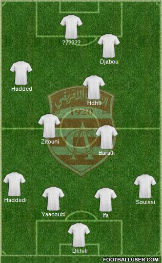 Club Africain Tunis Formation 2012