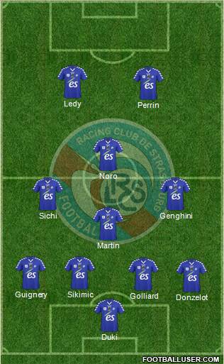 Racing Club de Strasbourg-Football Formation 2012