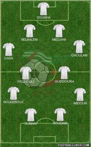 Algeria Formation 2012