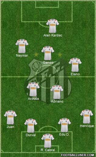 Santos FC Formation 2012