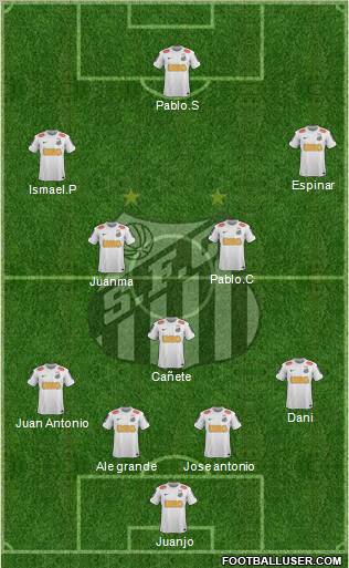 Santos FC Formation 2012