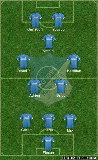 TSG 1899 Hoffenheim Formation 2012