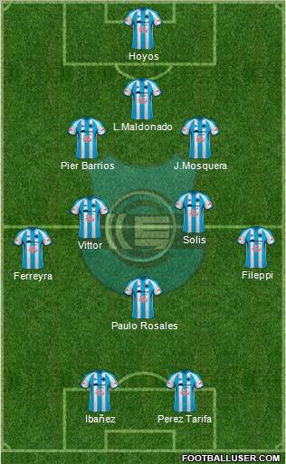 Gimnasia y Esgrima de Jujuy Formation 2012