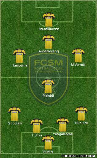 FC Sochaux-Montbéliard Formation 2012