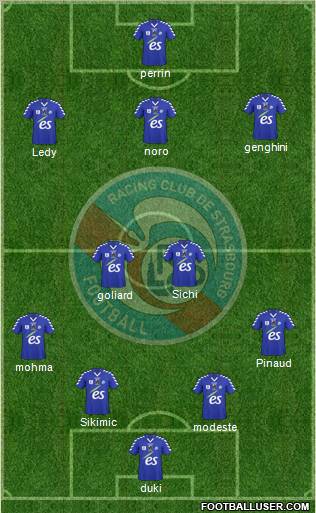 Racing Club de Strasbourg-Football Formation 2012