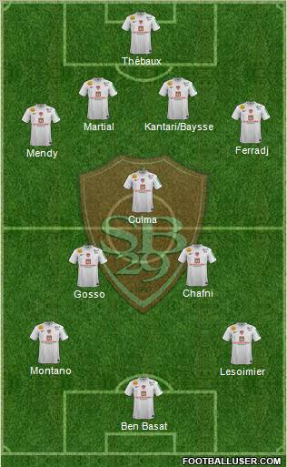 Stade Brestois 29 Formation 2012