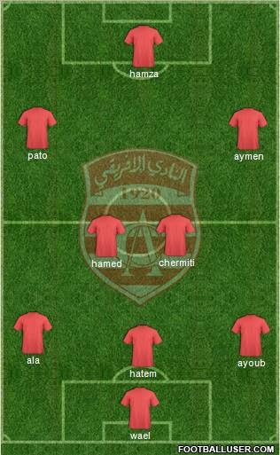 Club Africain Tunis Formation 2012