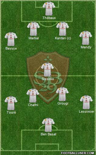 Stade Brestois 29 Formation 2012