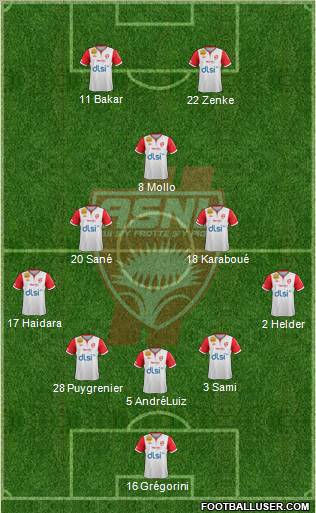 A.S. Nancy Lorraine Formation 2012