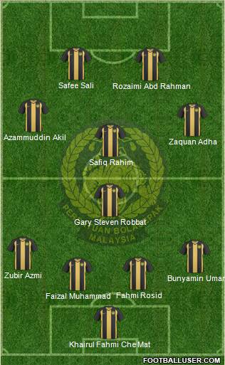 Malaysia Formation 2012