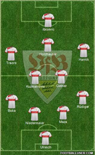 VfB Stuttgart Formation 2012