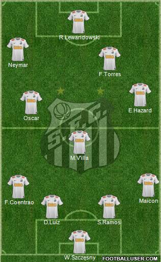 Santos FC Formation 2012