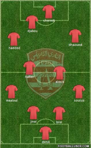 Club Africain Tunis Formation 2012