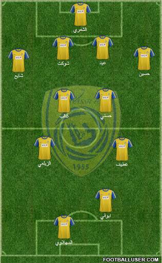 Al-Nassr (KSA) Formation 2012