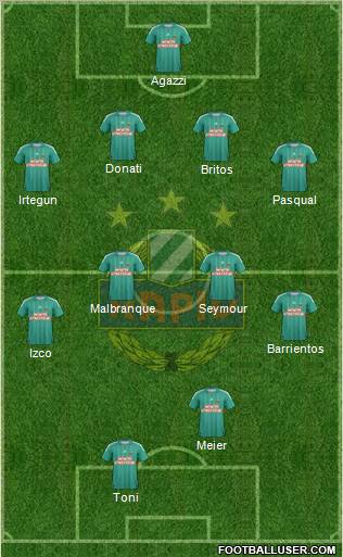 SK Rapid Wien Formation 2012